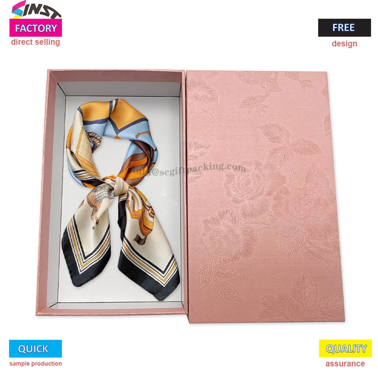 ​Pink Sky Cover Silk Scarf Gift Box: Adding a sense of ceremony to the heart