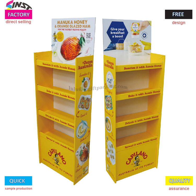 ​Environmentally friendly honey jar display rack overturns retail display and helps upgrade brand value