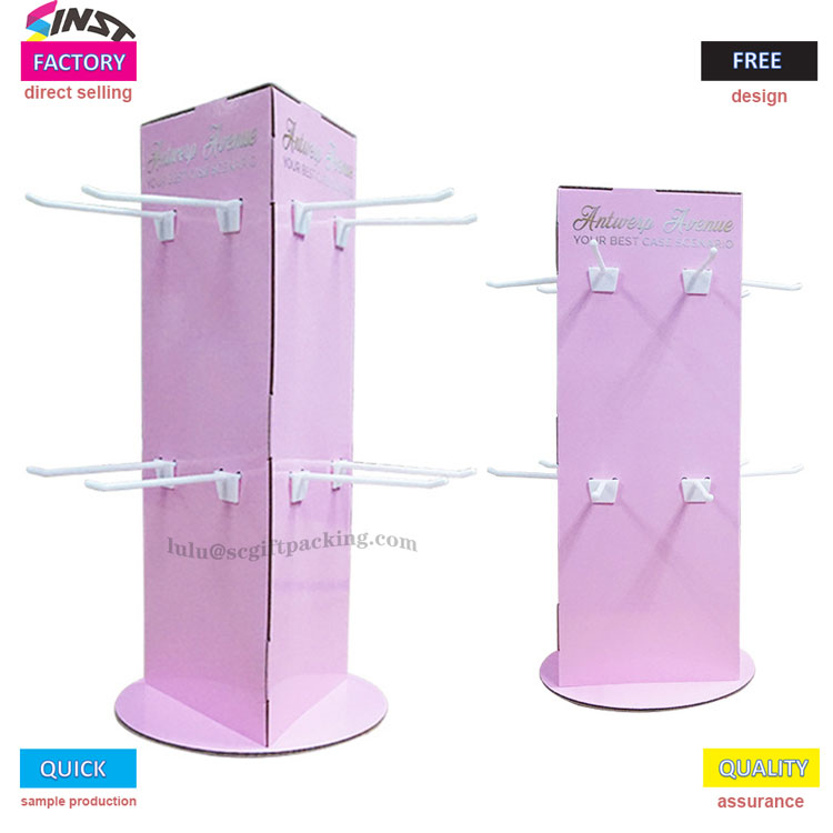 ​The practicality of a light luxury desktop hanging display rack