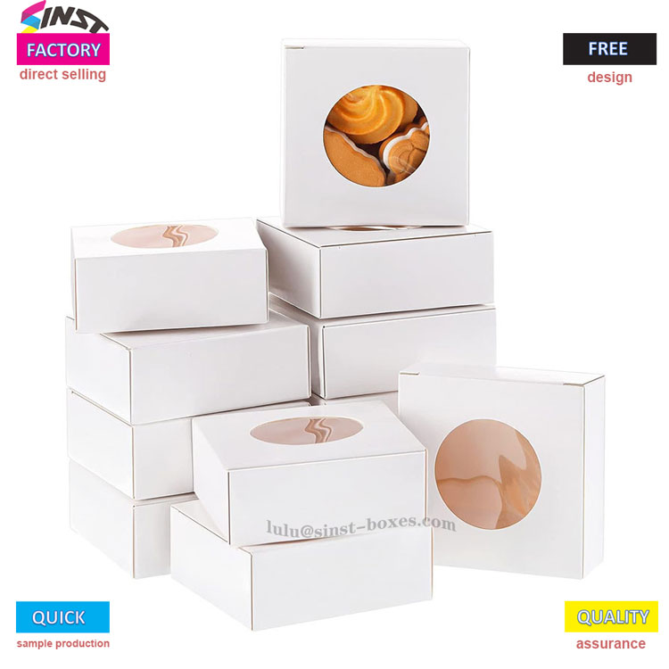 Transparent window biscuit box: a new favorite for displaying delicious food at a glance