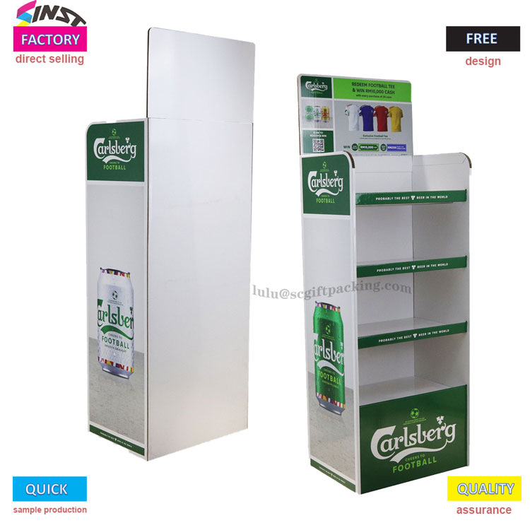 How can Beer Corrugated Display Rack ignite fans' enthusiasm for consumption?