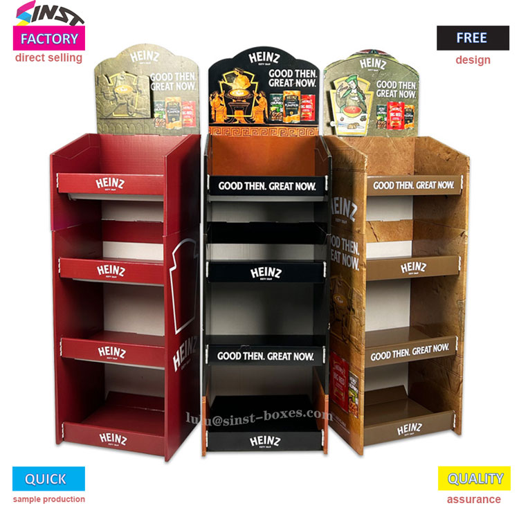 Is the display of sauce messy and inefficient? The multi-layered tomato sauce display rack helps you 'sort things out'!