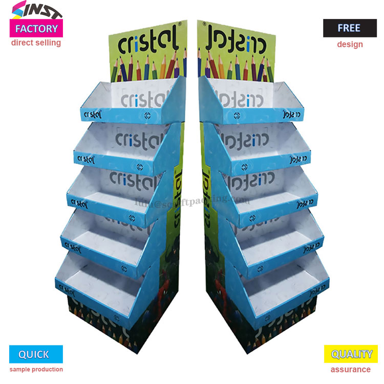 Is there no highlight in the display of colored pens? This colored pen display stand catches the attention of customers at a glance!