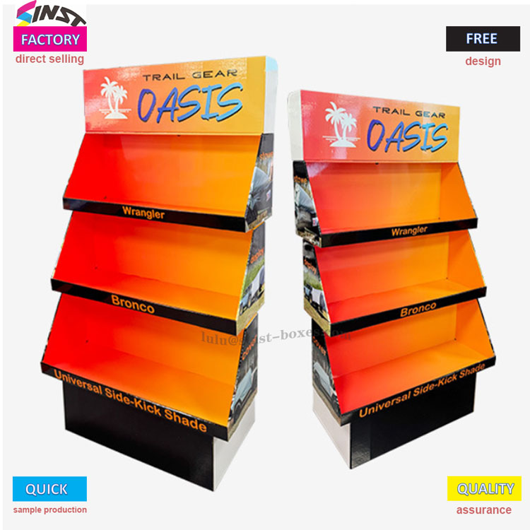 Are car accessories always overlooked in car repair shops? Isn't this car display stand a little helper for increasing revenue?