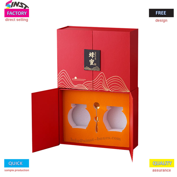 How to choose packaging for nourishing products that is dignified? Isn't this multifunctional honey gift box fragrant?