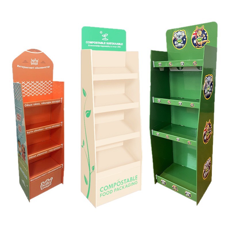 Can Toy display stands still be played like this? This display rack bids farewell to monotony in store displays