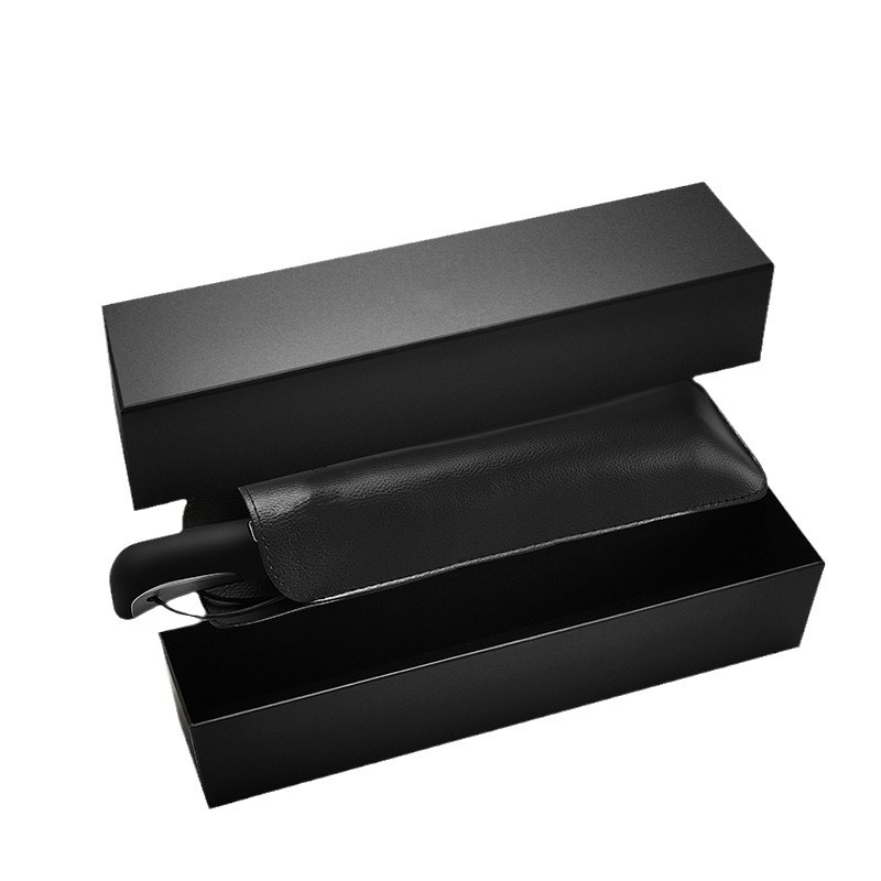 ​Introducing a stylish black hard gift box for high-end umbrella packaging, making it an ideal choice for corporate gifts