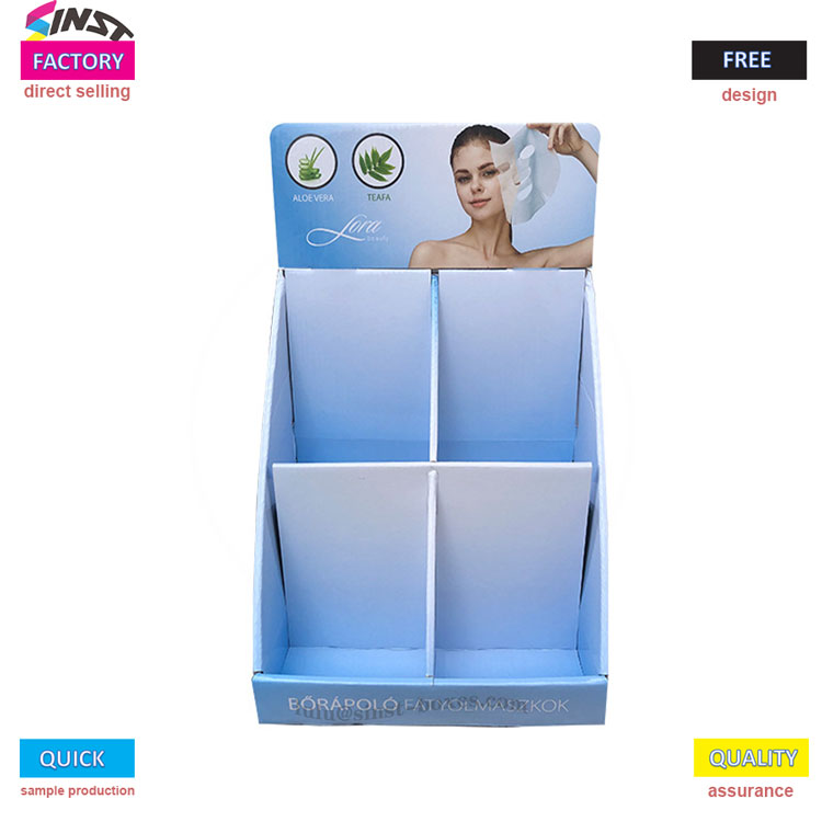 ​How can Pocket Facial Mask Cardboard Countertop Display Stand double terminal sales?