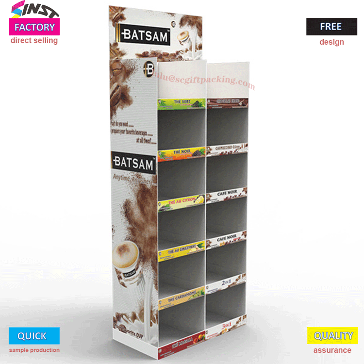 How a Printed Corrugated Display Rack Helps Coffee Brands Win Shelf Space？