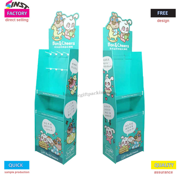 Custom Cardboard Snack Display Stands for Retail Promotions