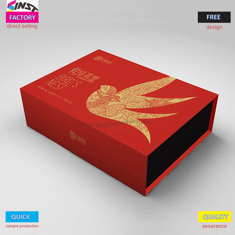 Health product bird nest flip cover gift box