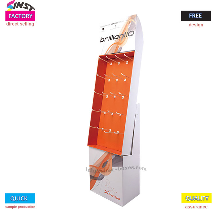 Mouse hook cardboard display rack