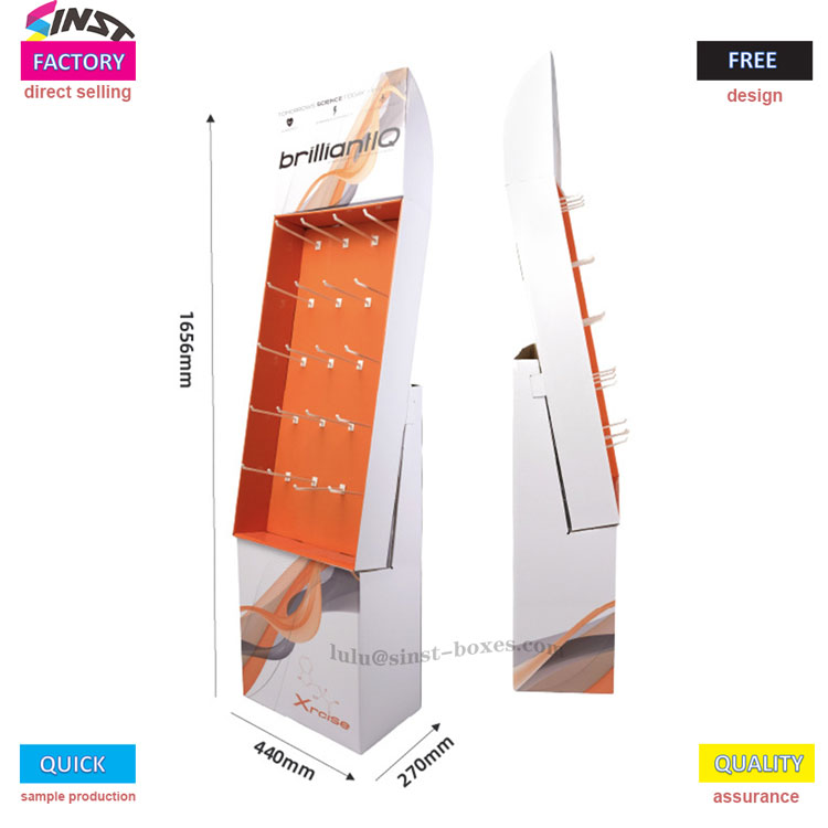 Mouse hook cardboard display rack